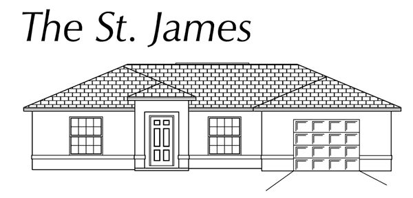 The St. James front elevation - click to view larger image in new window