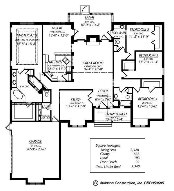 The Brittany floor - click to view larger image in new window