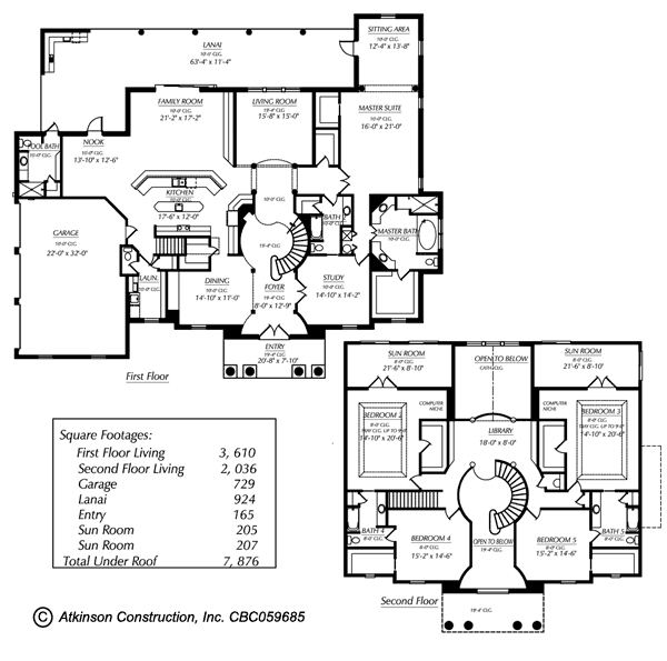 The Tuscany floor - click to view larger image in new window